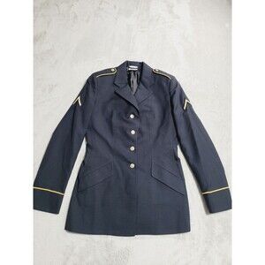 Bremen Bowdon Suit Jacket Womens 10 Tall Blue Army Dress Uniform Coat ASU